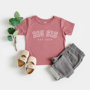 Big Sister To Be, Big Sister Announcement, Big Sister Shirt, Pregnancy Reveal Shirt, Big Sister Shirt, Sister Shirt bild 6
