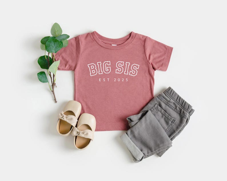 Big Sister To Be, Big Sister Announcement, Big Sister Shirt, Pregnancy Reveal Shirt, Big Sister Shirt, Sister Shirt bild 6