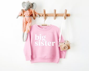 Kids Baby Toddler Youth Big Sister Little Sister Sweatshirt | Big Sister Again, Sibling Baby Announcement