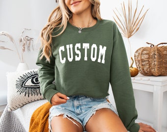 Custom order, Customized grandma's name, custom text sweatshirt, Mimi Grandma gigi nanny nana nonna