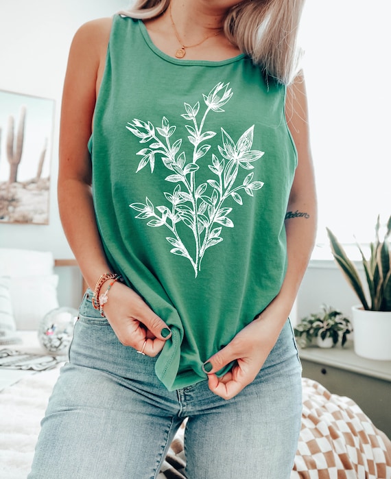 Comfort color deals tank tops womens