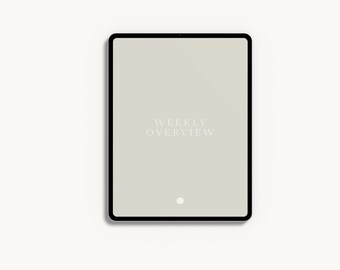 Weekly Planner, Self Care Planner, Digital Planner, GoodNotes Planner, 2025 Digital Planner, iPad Planner, GoodNotes Template, Undated