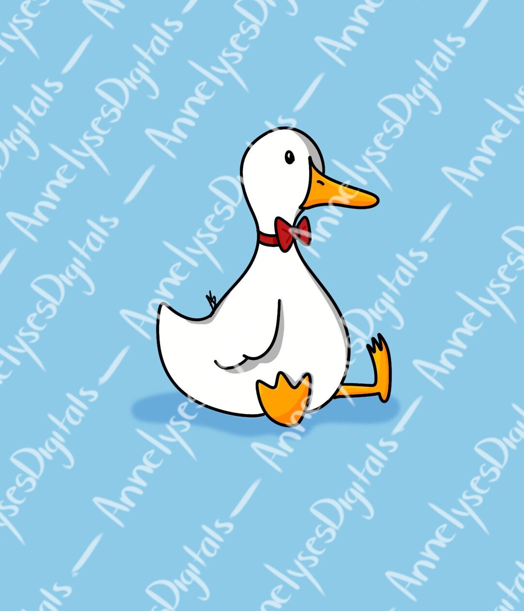 Personalized Duck Illustration: Custom Colors & Accessories - Etsy