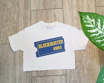 Blockbuster Video abgeschnittenes Top-Shirt