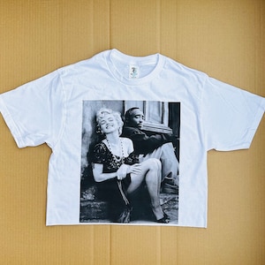 Frame cropped top t shirt