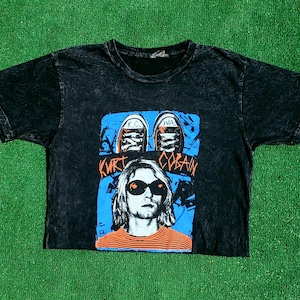 Rare Kurt Cobain cropped top shirt vintage