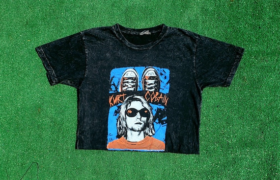 Rare Kurt Cobain cropped top shirt vintage
