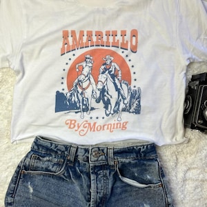 Cowboy Cropped top shirt