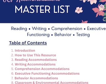 Adattamenti IEP - Elenco principale