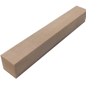Pen Blank Elsbeere sägerau unbehandelt  1,8x1,8x15 cm. Bastelholz, Edelholz
