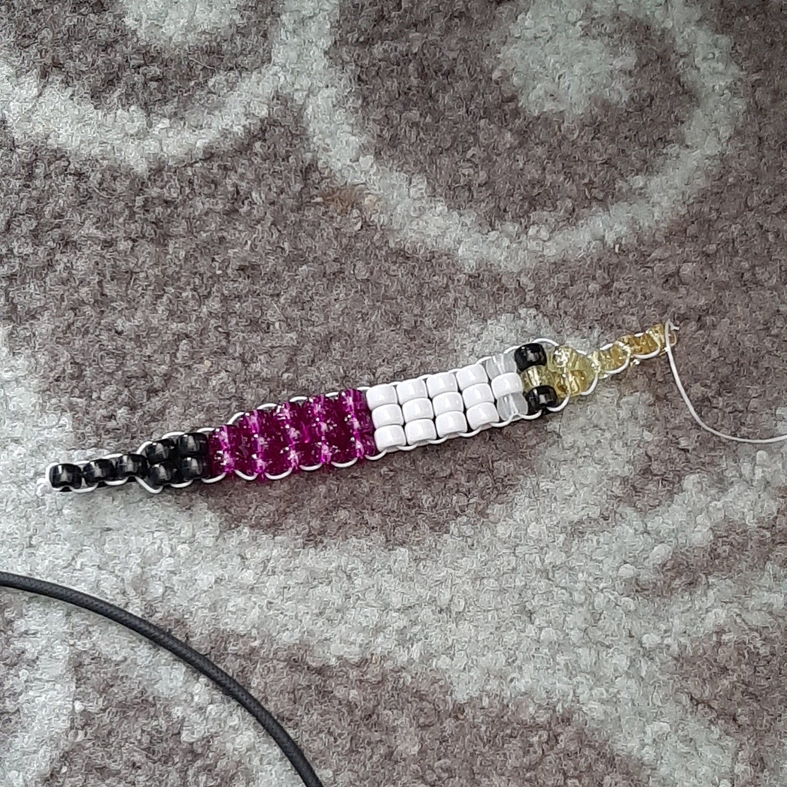 Kandi Worm on a String Etsy