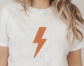 VSCO Shirt Lightning Bolt Shirt Y2K Shirt Preppy Clothes Trendy Clothes Aesthetic Clothes Indie Clothes Preppy Crewneck Preppy Aesthetic Y2K