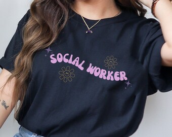 Social Worker Shirt Social Worker Social Worker Gift School Social Work Social Work Therapist Shirt Social Work Shirt Counselor Shirt