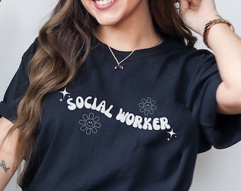 Social Worker Shirt Social Worker Social Worker Gift School Social Work Social Work Therapist Shirt Social Work Shirt Counselor Shirt