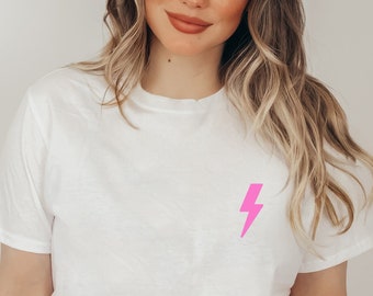VSCO Shirt Lightning Bolt Shirt Y2K Shirt Preppy Clothes Trendy Clothes Aesthetic Clothes Indie Clothes Preppy Crewneck Preppy Aesthetic Y2K