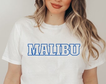 Malibu Shirt VSCO Shirt Preppy Clothes Los Angeles Shirt California Shirt LA Shirt Oversized T Shirts Teen Girl Shirt Y2K Shirt Coconut Girl