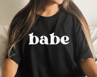 Brides Babes Bride and Babe Bachelorette Party Babe T Shirt Bride Shirt Minimalist Bachelorette Party Shirts Boho Bachelorette Party