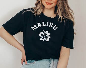 Malibu Shirt VSCO Shirt Preppy Clothes Los Angeles Shirt California Shirt LA Shirt Oversized T Shirts Teen Girl Shirt Y2K Shirt Coconut Girl