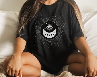 Evil Eye Shirt All Seeing Eye Mystical Shirt Celestial Shirt Indie T Shirt Witchy Clothes Witchy Stuff Occult Shirt Witch Clothes