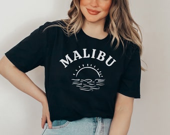 Malibu Shirt VSCO Shirt Preppy Clothes Los Angeles Shirt California Shirt LA Shirt Oversized T Shirts Teen Girl Shirt Y2K Shirt Coconut Girl