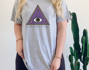 Evil Eye Shirt All Seeing Eye Mystical Shirt Celestial Shirt Indie T Shirt Witchy Clothes Witchy Stuff Occult Shirt Witch Clothes