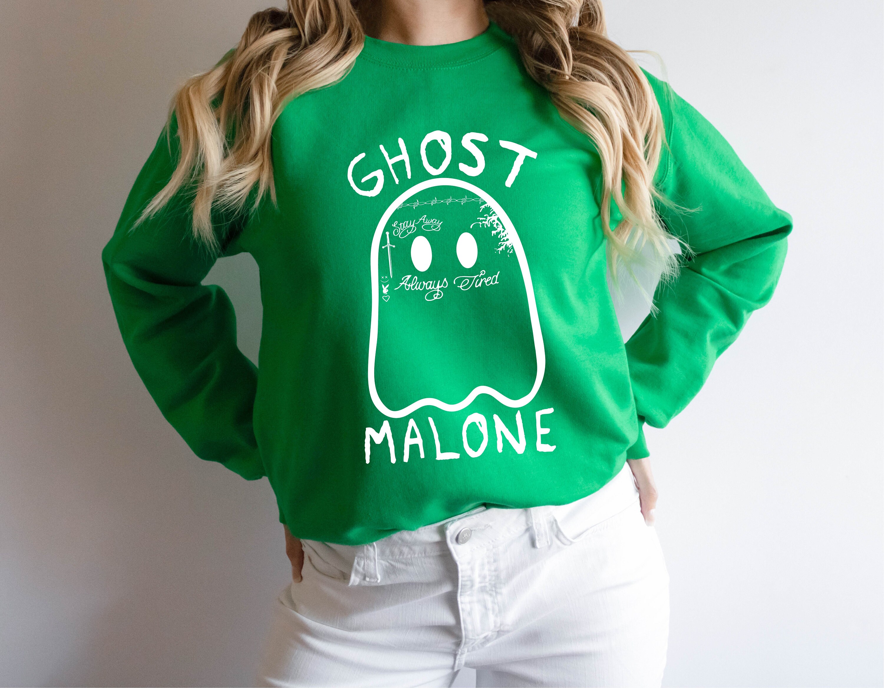 Discover Ghost Malone Sweatshirt, Spooky Halloween Sweatshirt, Cute Ghost Sweatshirt, Funny Halloween Sweatshirt, Cute Halloween Sweatshirts