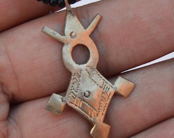 Tuareg Southern Cross ,necklace tuareg cross silver,Necklace With onyx Beads