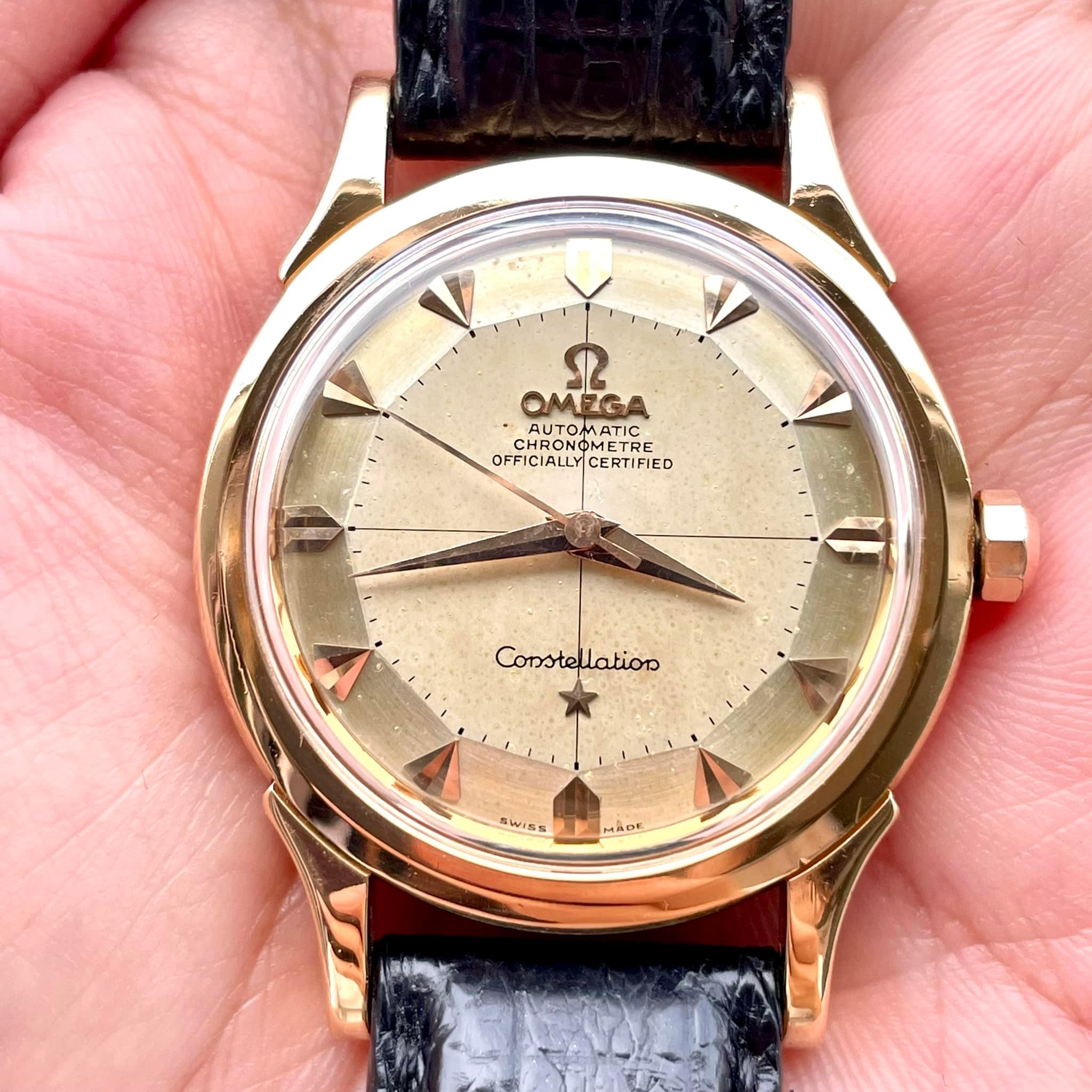 Omega constellation 18k gold watch - Etsy 日本