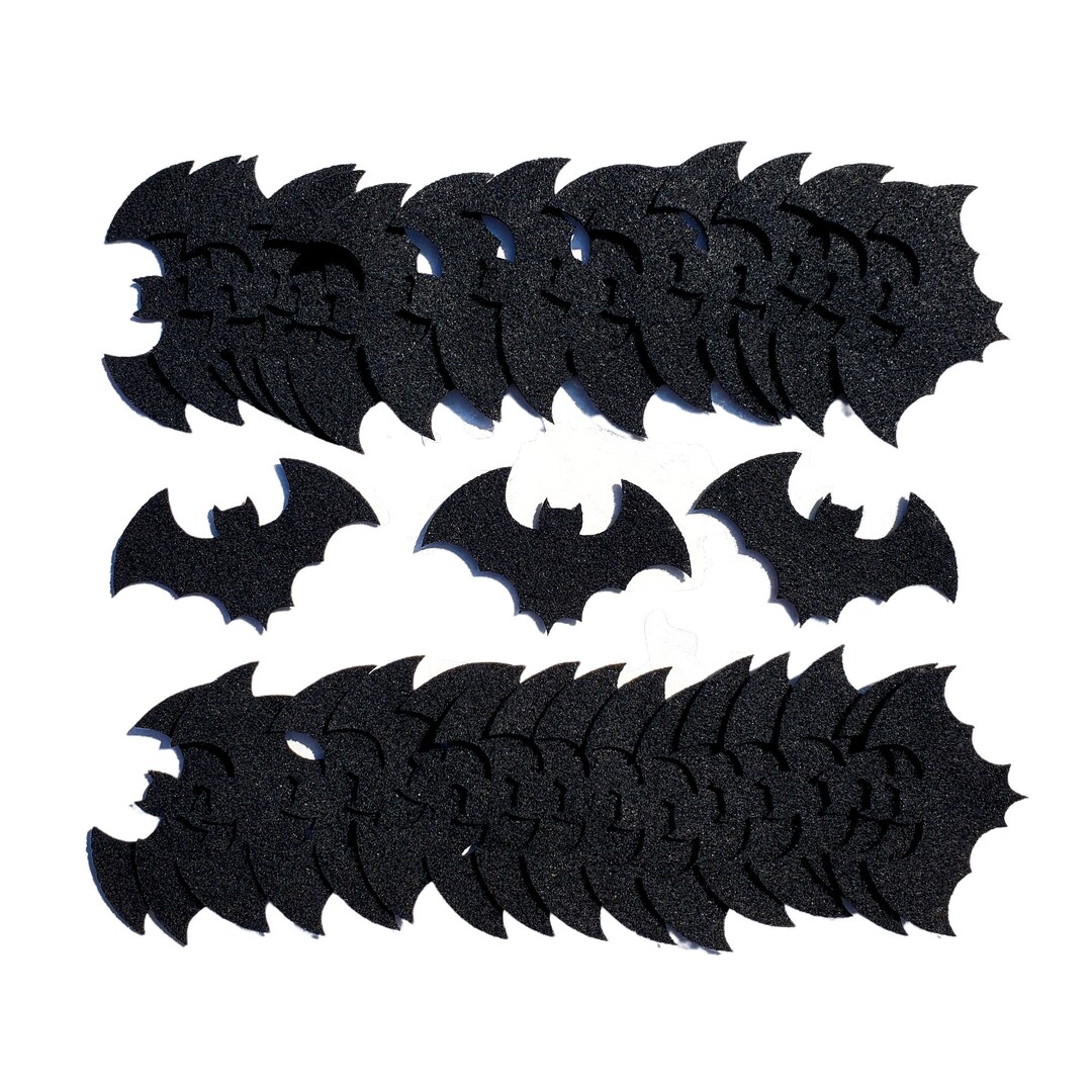 34 Felt Bats Cutouts Precut Shapes for DIY Sewing Crafts Die Cut