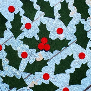 48 Pre Cut Felt Holly Leaves  | Die Cut Holiday Embellishments | Cut Out Shapes for DIY Sewing Christmas Crafts