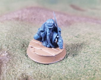 Death Korps Tank Commander Fits Krieg Paint Ready