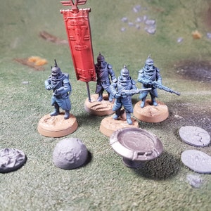 Death Korps Command Fits Krieg Paint Ready