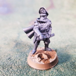 Death Korps Commissar Fits Krieg Paint Ready