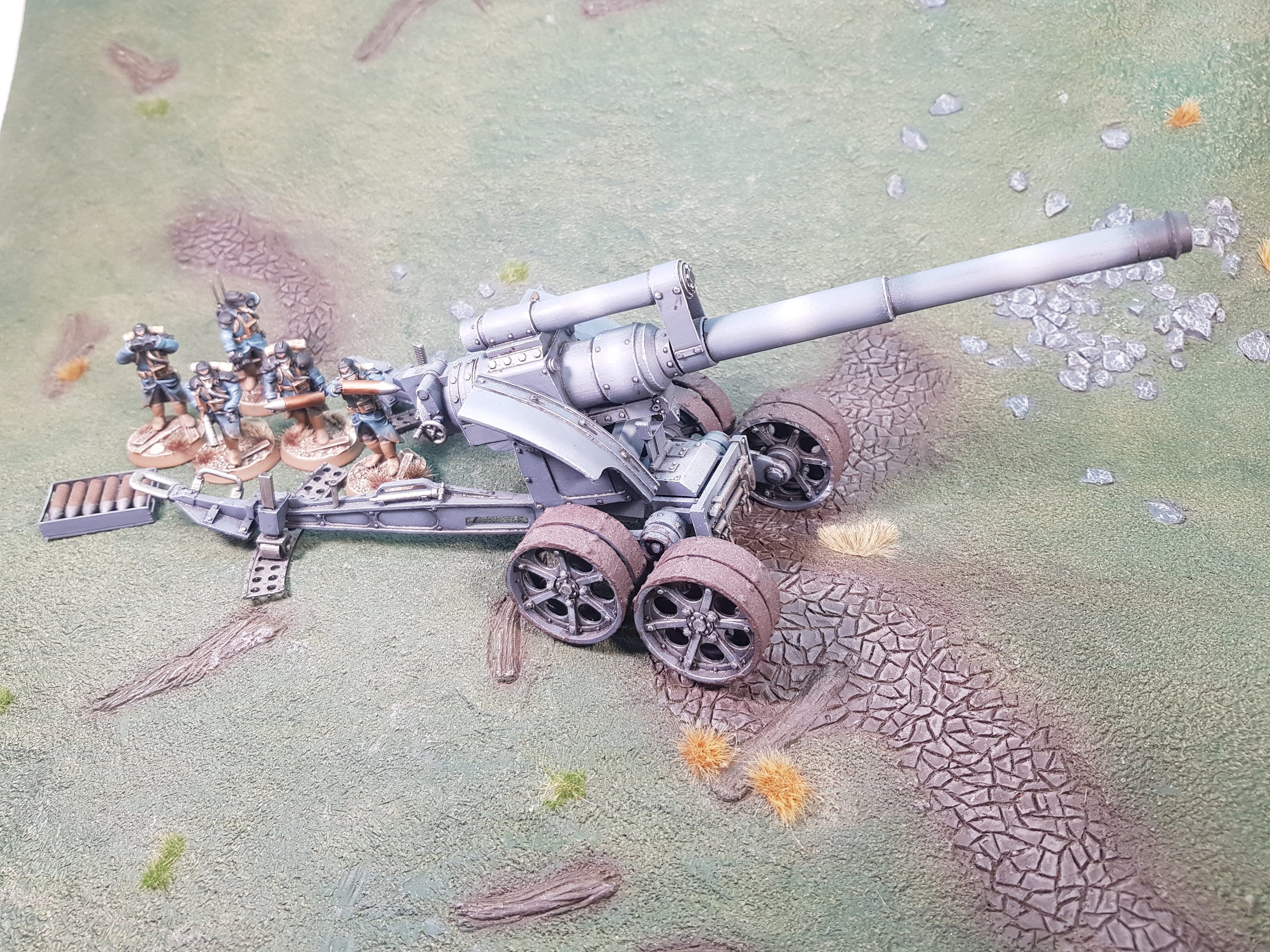 Forgeworld - Affût D'artillerie Lourde Avec Canon Earth Shaker - Résine - Warhammer