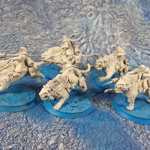 Ice Warriors rough Beast Riders Fits Valhallan  Paint Ready