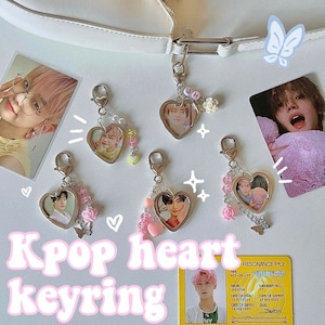 NCT Taeyong txt yeonjun exo bts stray kids enhypen keyring photo heart lightstick photocard album kpop