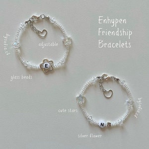 enhypen pulsera amistad kpop accesorios jungwon jay sunoo jake sunghoon heeseung niki lightstick photocard album
