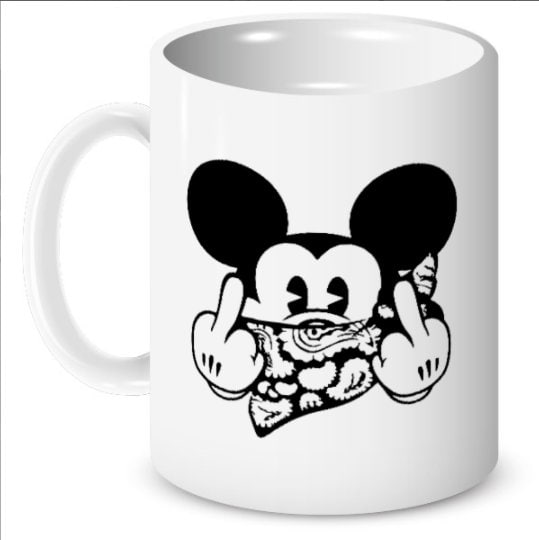 Mickey Mouse Middle Finger Svg Mickey Mouse Svg Middle Etsy España
