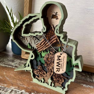 Army Military Deployment Retirement Gift Soldier Deployment Personalized Keepsake