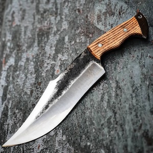 Hunting knife | Knife | Bowie knife | Big knife | Hand-Made knife | Outdoor knife | Camping knife | Backpack knife | Forged Hunter | Gift