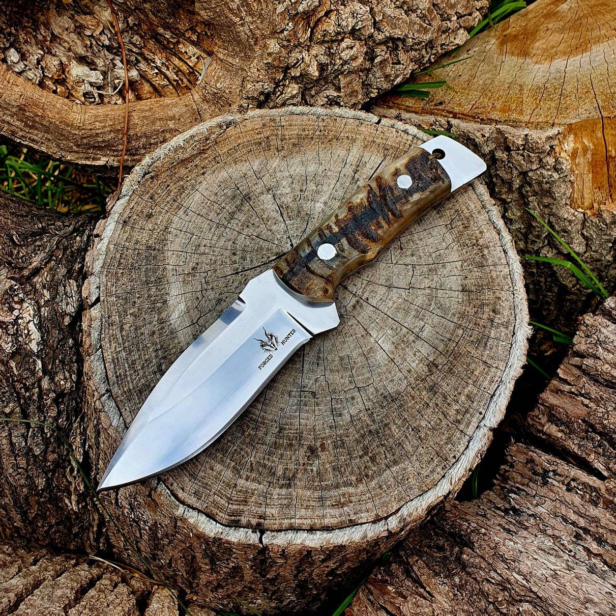 Hunting knife knife skinning knife edc knife hand made knife outdoor
