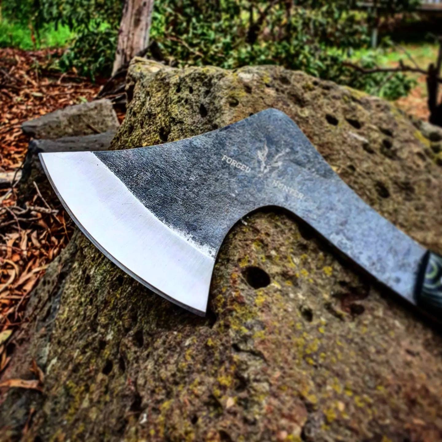 Hache Tactique Tomahawk De Chasse Faite Main - Acier Carbone - 2 Pièces - Neuf - Fabriqué Au Pakistan