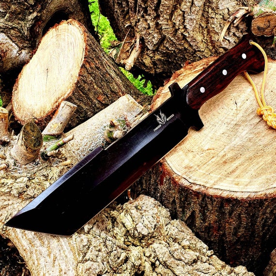 Machete Knife Set, Handmade Tomahawk Axe, Outdoor Pocket Knife Set, Wooden  Bushcraft Knife, , Camping Knife Set, Kukri Knife 