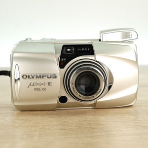 Olympus µmju:-III Wide 100 - 35mm Compact Film Camera Silver mju Point & Shoot