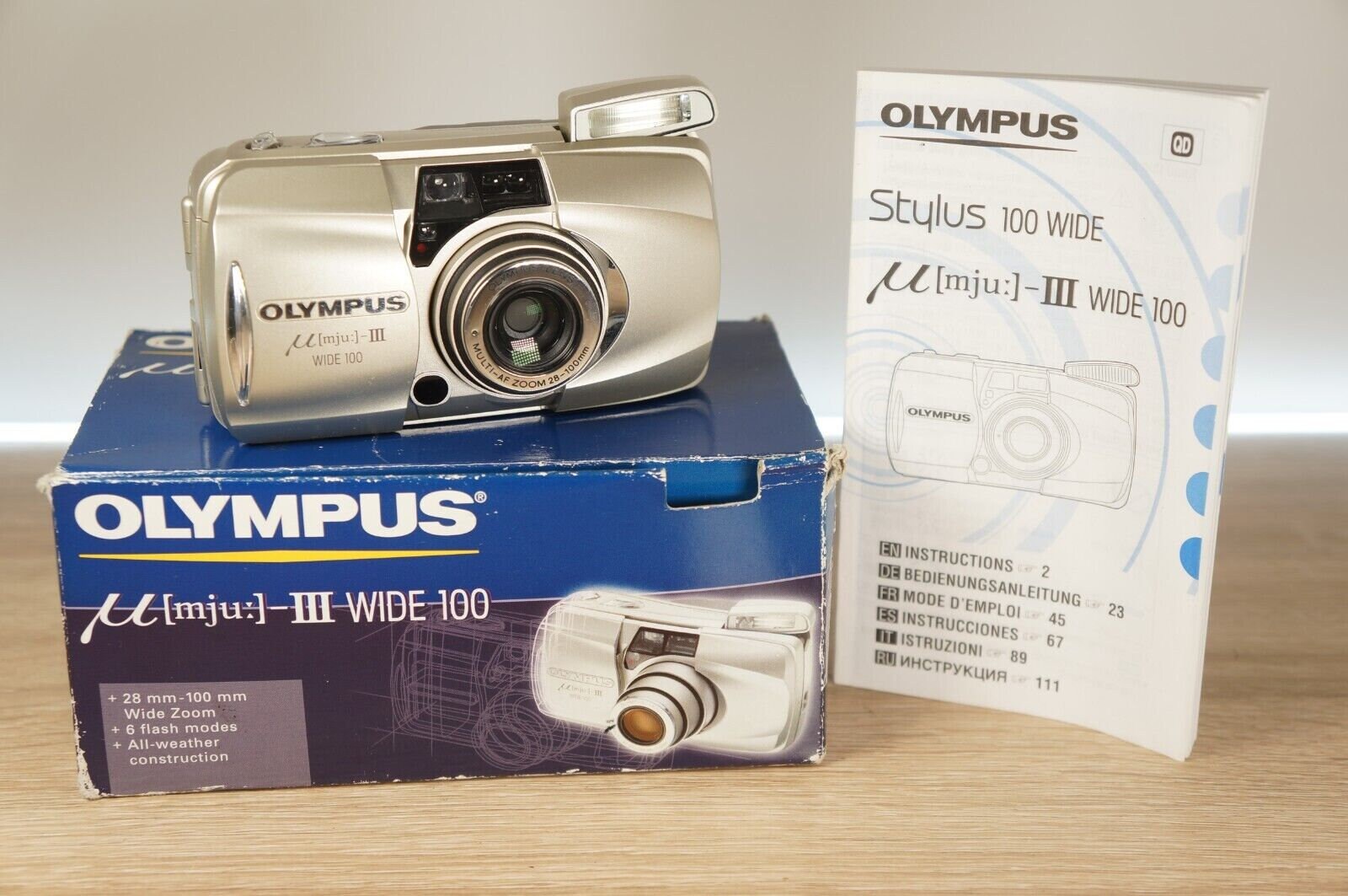 olympus mju iii wide 100