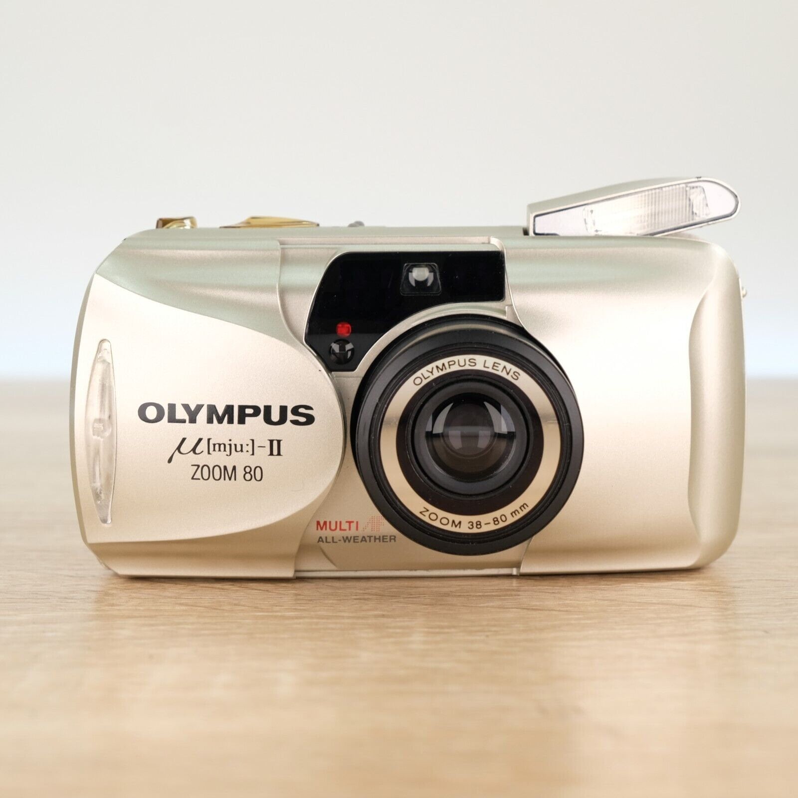 OLYMPUS μ[mju:]-II シルバー コンパクトカメラ ① OLYMPUS μ[mju:]-II