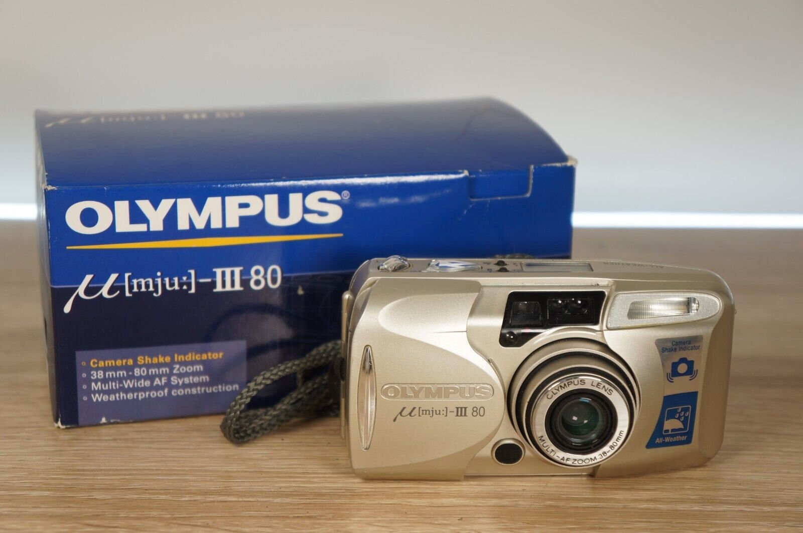 duim Verscherpen Ontwijken Olympus µmju:iii Zoom 80 35mm Compact Film Camera Mju Point & - Etsy