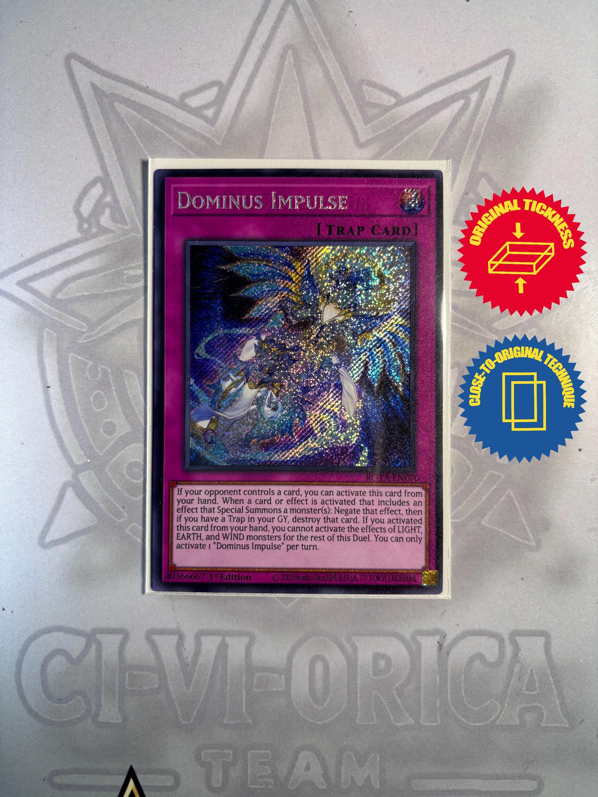 Dominus Impulse - Secret Rare - Common Rare - Handmade Proxy by Ci