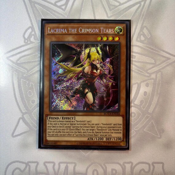 Lacrima the Crimson Tears OCG ART - Secret Rare - Common Rare