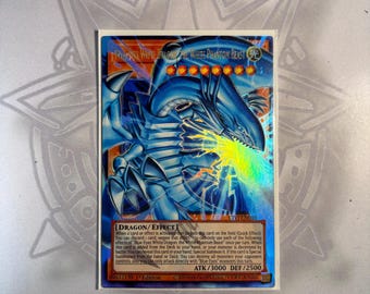 Blue-eyes White Dragon, the White Phantom Beast - Overframe Rare - Handmade  Proxy by Ci-vi-orica! - Etsy